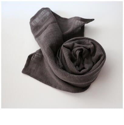 Cotton Linen Placemat & Tea Towel – Dark Grey