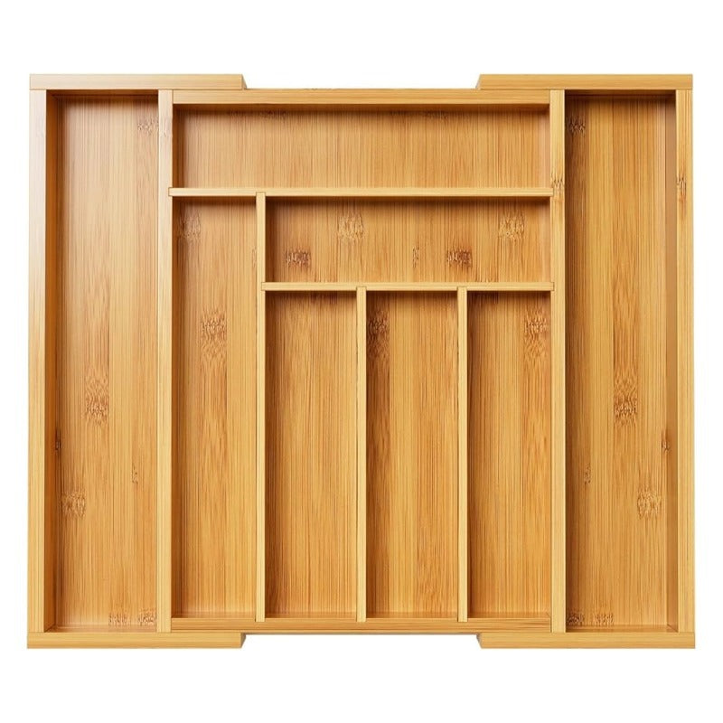 Extendable Bamboo Drawer Organiser
