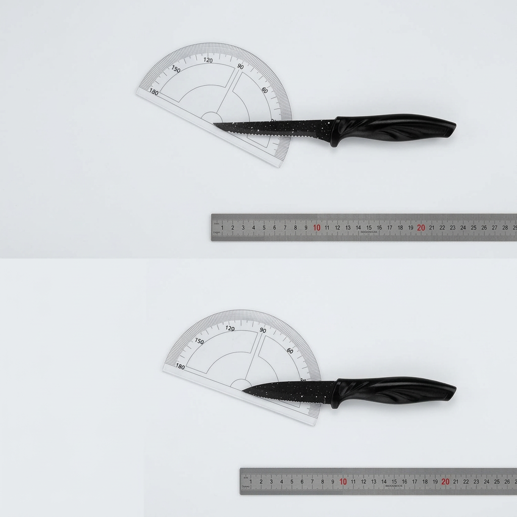 Black Kitchen Knife Set (17 pcs)