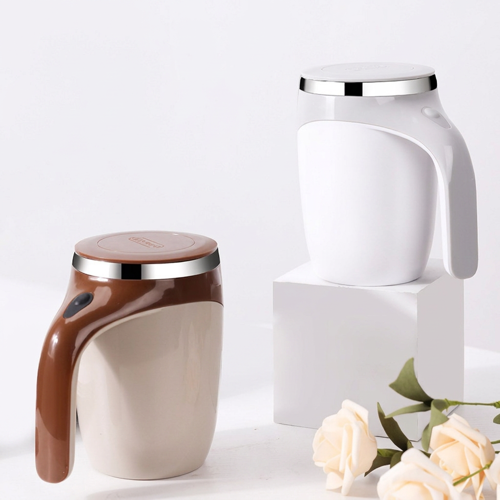 Self-Stirring Coffee Mug
