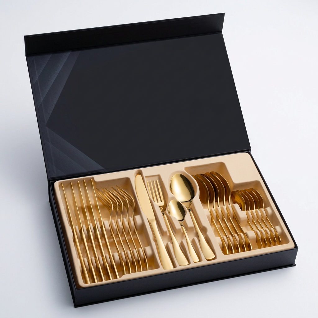 Mirror-Polished Cutlery Set (24 pcs)