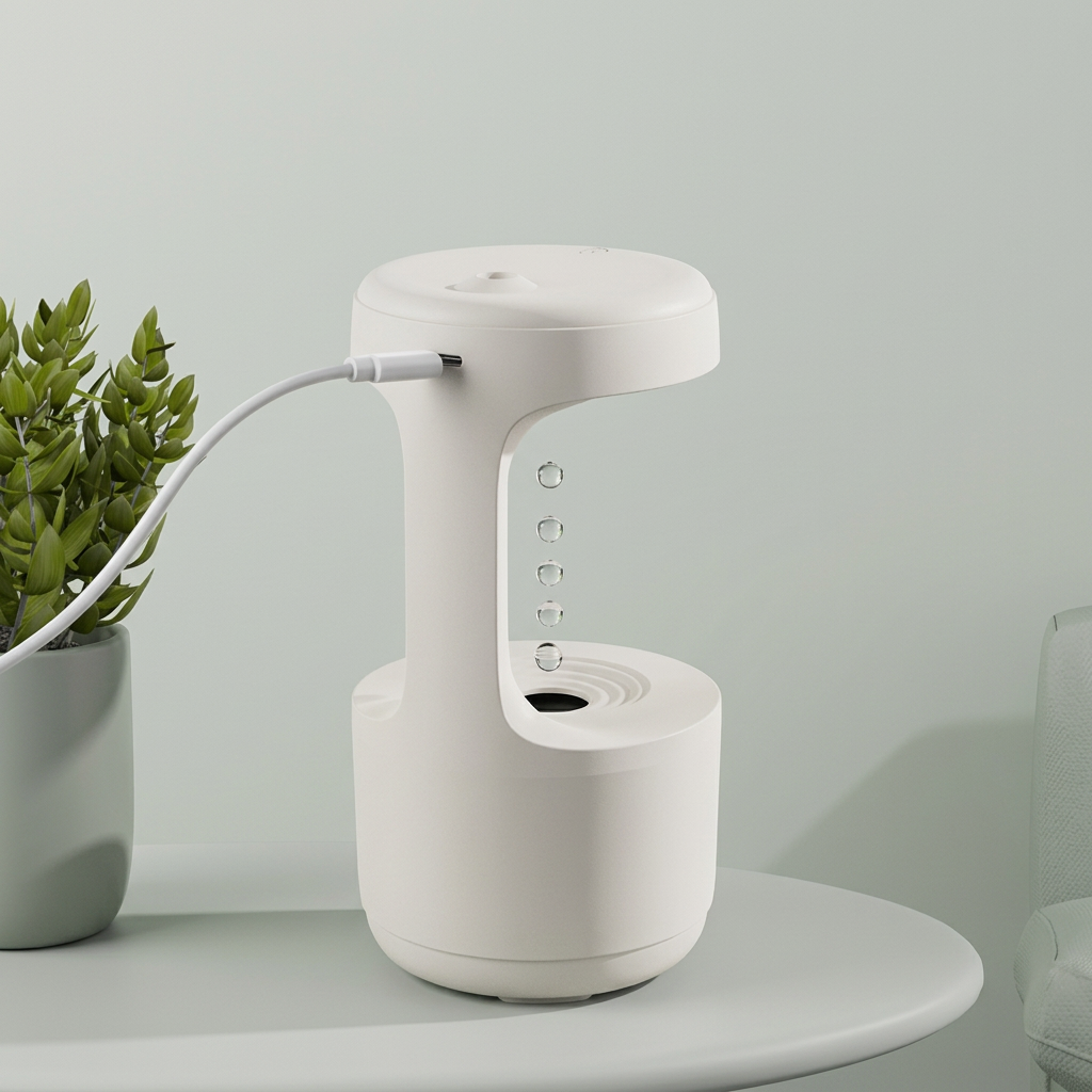 Anti-Gravity Water Drop Humidifier