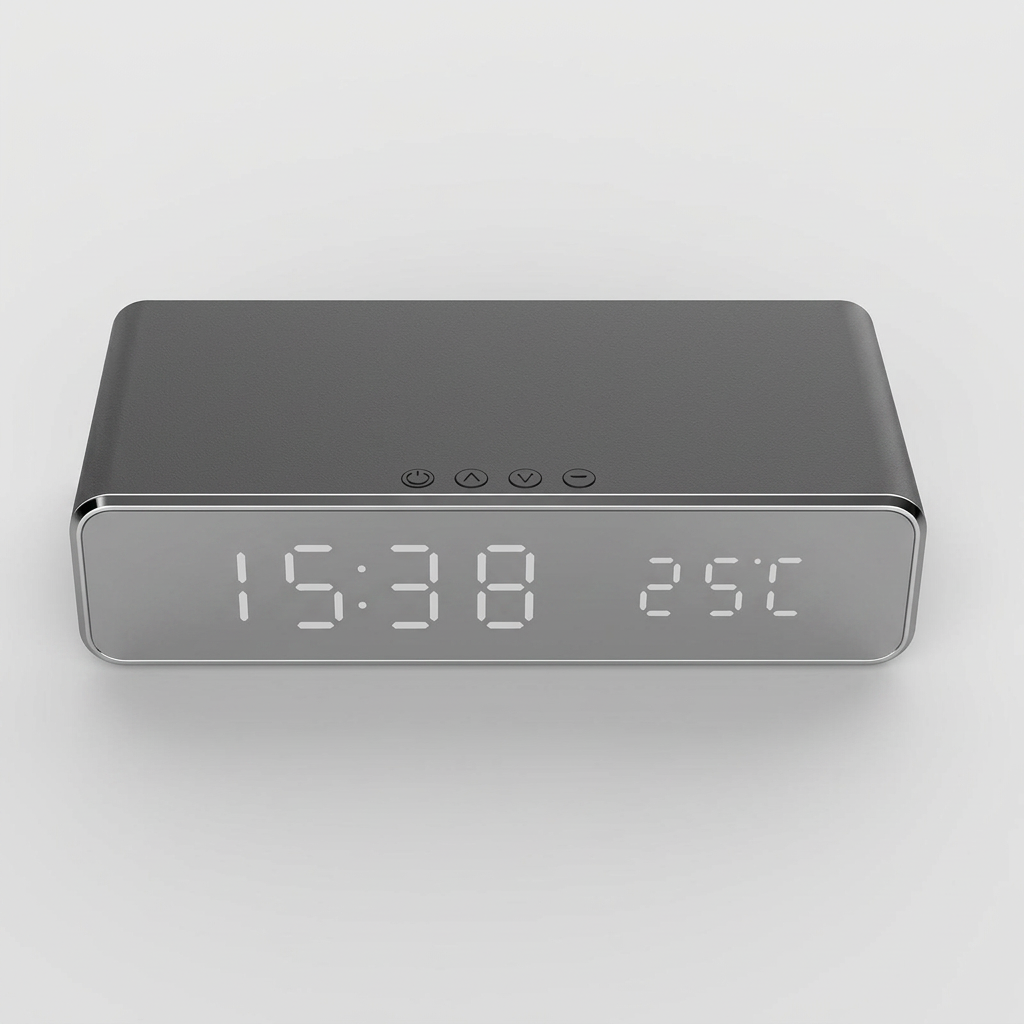 Alarm Clock with Wireless Charger