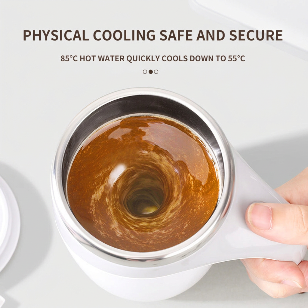 Self-Stirring Coffee Mug