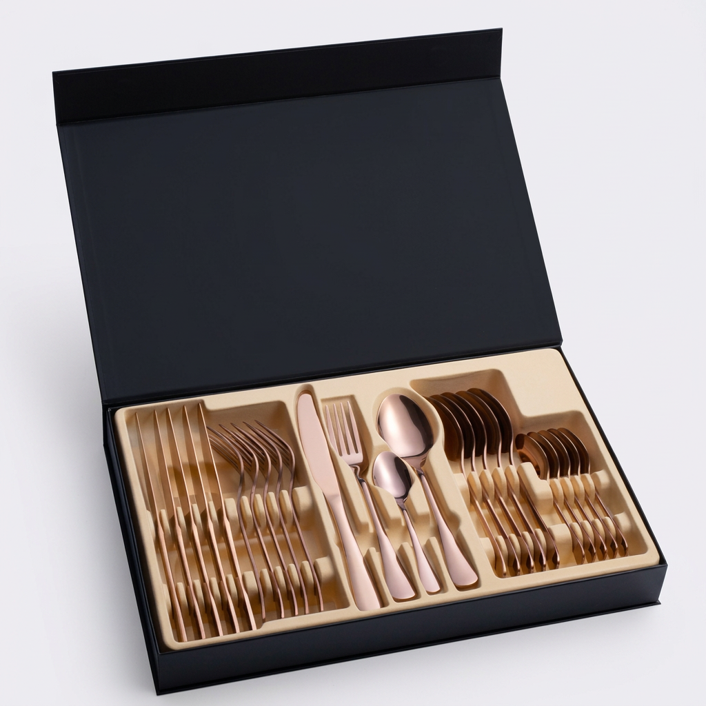 Mirror-Polished Cutlery Set (24 pcs)