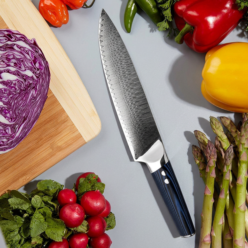 Damascus Steel Chef's Knife 20cm