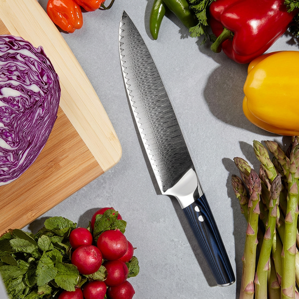 Damascus Steel Chef's Knife 20cm