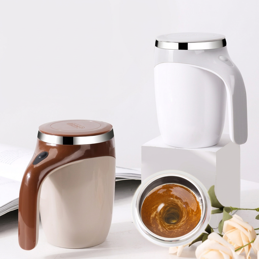 Self-Stirring Coffee Mug