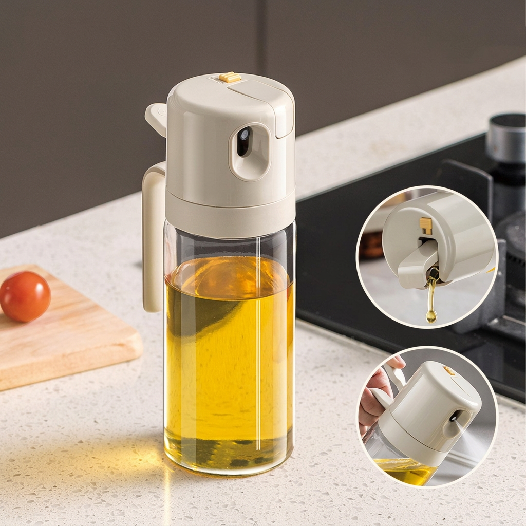 2-in-1 Oil Sprayer & Pourer