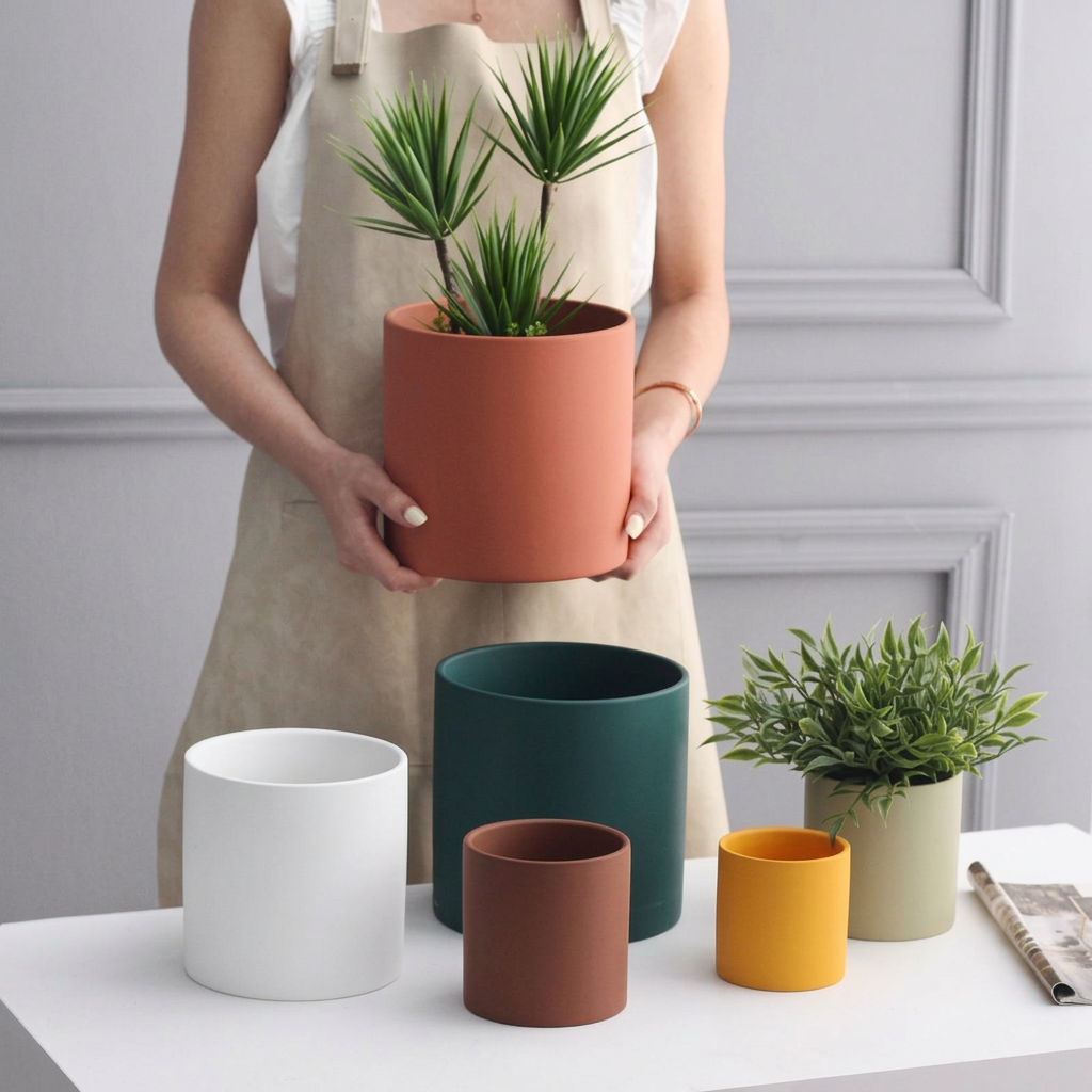 Matte Ceramic Planter