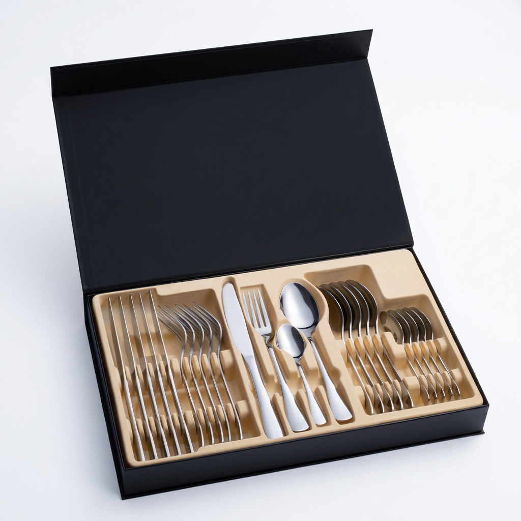 Mirror-Polished Cutlery Set (24 pcs)