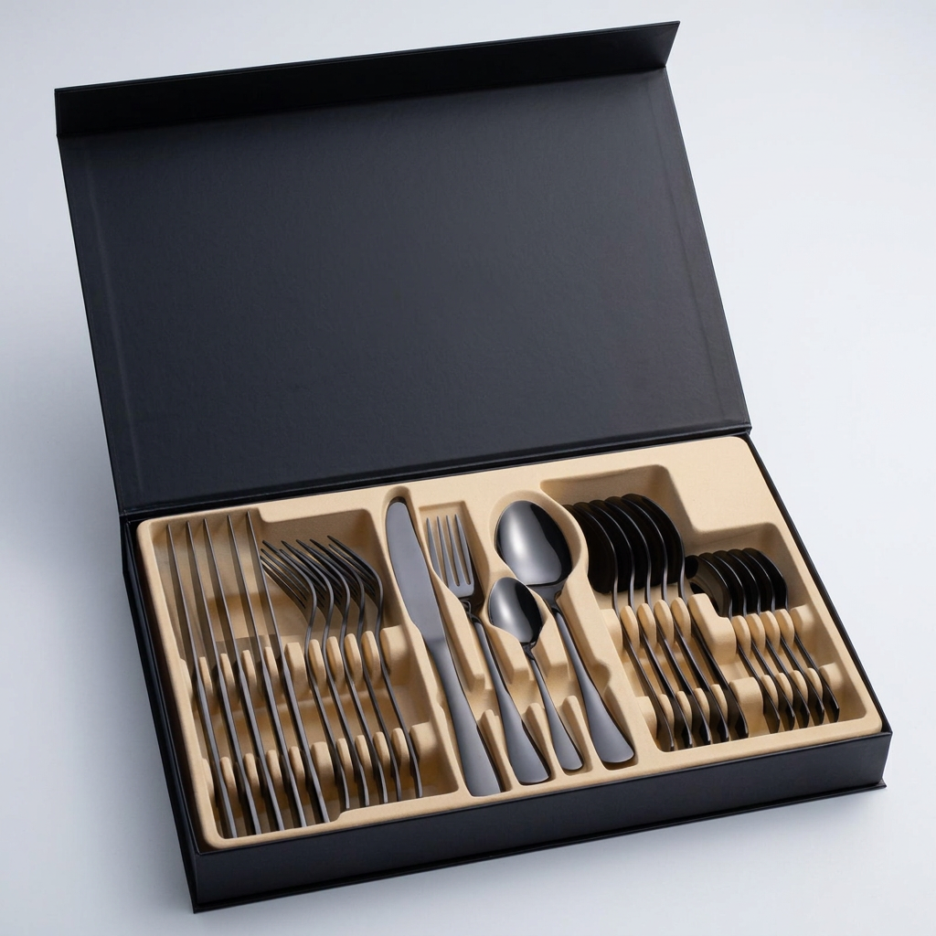 Mirror-Polished Cutlery Set (24 pcs)